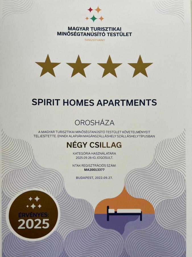 Spirit Homes Apartments Orosháza Extérieur photo